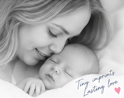 Mother holding her newborn baby